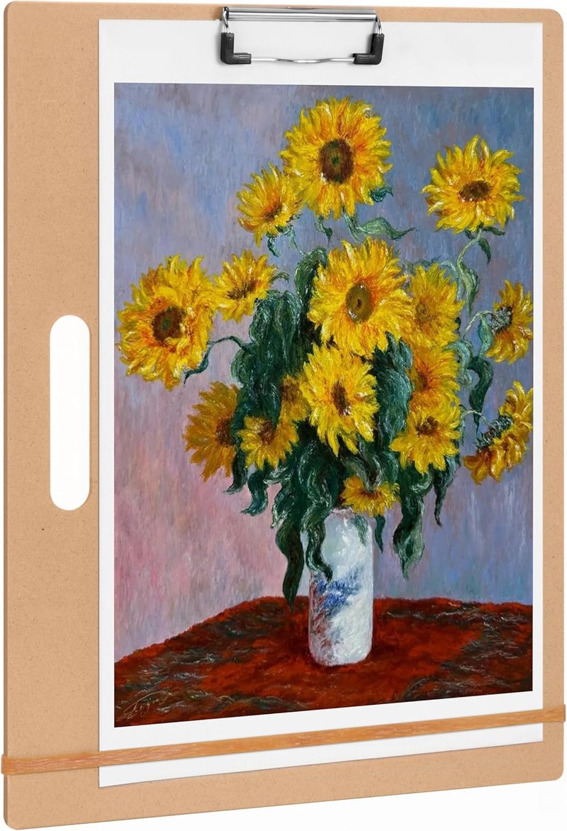 TX liteart Drawing Board - 14" x 17.8" Sketch Board with Handle for Drafting Art - Portable Clipboard for Class or Studio Fit in Artists Tote - Image 1